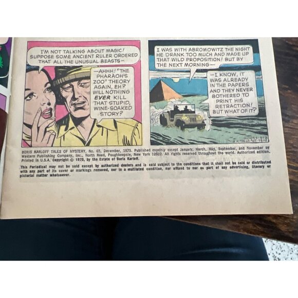 Gold Key Boris Karloff Tales Of Mystery Comic #65 1975 Mail Order Monster - Picture 3 of 5